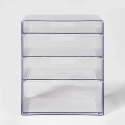 4 Drawer Stackable Countertop Organizer Clear - Brightroom™ -Home Decoration Sale Shop GUEST 094d865c b43f 4352 979b 4f0c06066269