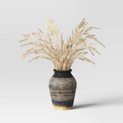 Grass Arrangement In Ceramic Pot Black - Threshold™ -Home Decoration Sale Shop GUEST 0efded28 a1c0 4c30 b142 c93cc97829c1