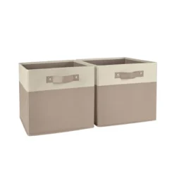2pc Kids' 10.5" Two-Toned Folding Storage Bin Set - RiverRidge Home -Home Decoration Sale Shop GUEST 1279212b 786b 45f1 b15e 818e05dab01f