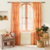 1pc Sheer Ophelia Printed Burnout Window Curtain Panel Orange - Opalhouse™ Designed With Jungalow™ -Home Decoration Sale Shop GUEST 1403018d 86ae 4f43 bdb8 a45381091bf1