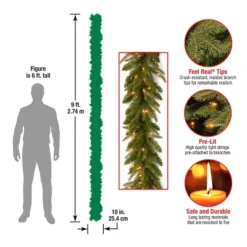 National Tree Company Pre-Lit 'Feel Real' Artificial Christmas Garland, Green, Frasier Grande, White Lights, Plug In, Christmas Collection, 9 Feet 6 National Tree Company Pre-Lit 'Feel Real' Artificial Christmas Garland, Green, Frasier Grande, White Lights, Plug In, Christmas Collection, 9 Feet -Home Decoration Sale Shop GUEST 14f5e7cf 7c78 49d3 9eef 6470dbdd258c