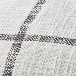 24"x24" Woven Slub Checkered Throw Pillow With Tassels Cream/Gray - Hearth & Hand™ With Magnolia -Home Decoration Sale Shop GUEST 2227cb73 af31 40c5 8bdb e1a83f883623