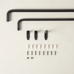 French Return Curtain Rod Matte Black - Hearth & Hand™ With Magnolia -Home Decoration Sale Shop GUEST 222d72d9 a14d 44cc 9a47 af5b627255f7