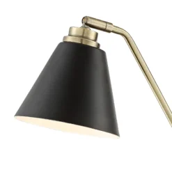 Possini Euro Design Sentry Modern Mid Century Desk Lamp 23" High Black Brass With USB Charging Port LED Adjustable Cone Shade For Bedroom Living Room 11 Possini Euro Design Sentry Modern Mid Century Desk Lamp 23" High Black Brass With USB Charging Port LED Adjustable Cone Shade For Bedroom Living Room -Home Decoration Sale Shop GUEST 272705e7 0adb 4698 8ace c516097468a3