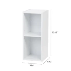 IRIS USA 2 Tire Space Saving Cube Organizer With Height Adjustable Shelf -Home Decoration Sale Shop GUEST 3562eaa2 435b 47f0 84f7 294bf22cd85d