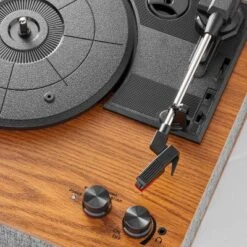 3-Speed Record Player Brown/Gray - Hearth & Hand™ With Magnolia -Home Decoration Sale Shop GUEST 38f5f3a4 be30 4624 9c9a 3488c5481e06