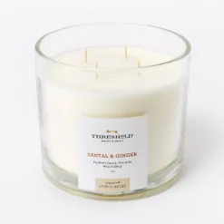 Clear Glass Santal & Ginger Candle White - Threshold™ Designed With Studio McGee -Home Decoration Sale Shop GUEST 3a24b0c4 c23b 4e1c b8e0 2304d4a02cb7