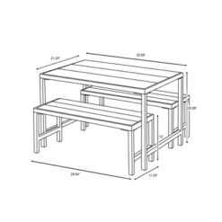 3pc Kids' Metal Outdoor Table Set - Dark Gray - Hearth & Hand™ With Magnolia -Home Decoration Sale Shop GUEST 3b362172 1f8b 45d0 ad76 10781f31a5d5