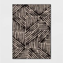 Abstract Lines Rug Black/Tan - Threshold™ 11 Abstract Lines Rug Black/Tan - Threshold™ -Home Decoration Sale Shop GUEST 43f5ce06 5a0c 455c 8ca2 29507ec11d70
