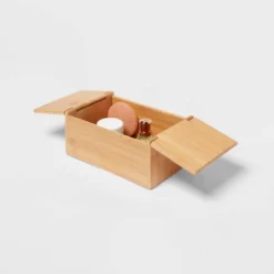 6" X 9" X 4" Rectangular Hinge Lid Bamboo Countertop Organizer - Brightroom™ -Home Decoration Sale Shop GUEST 448d43d4 ccde 4178 8ab1 21a8ac437e38