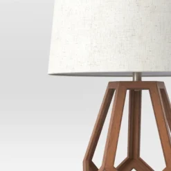 Large Wood Geo Assembled Table Lamp - Threshold™ -Home Decoration Sale Shop GUEST 4e826a9e 70e6 444a b5c1 561396ae69fb
