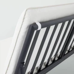 Cushioned Metal Outdoor Loveseat - Cream/Black - Hearth & Hand™ With Magnolia -Home Decoration Sale Shop GUEST 559437a5 9b7e 430d 87fa d6f614a9cf57