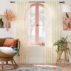 1pc 50"x84" Sheer Zig Zag Macrame Curtain Panel Cream - Opalhouse™ Designed With Jungalow™ -Home Decoration Sale Shop GUEST 712f1311 7264 4d02 ada6 b2d66663db9d
