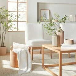 13" Faceted Ceramic Vase Sunset Taupe - Hearth & Hand™ With Magnolia