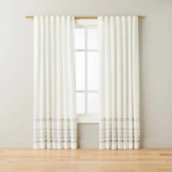 Engineered Hem Stripes Curtain Panel Cream/Gray - Hearth & Hand™ With Magnolia -Home Decoration Sale Shop GUEST 743f48fe 2c11 440f a426 eae94b06c663