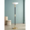 Possini Euro Design Modern Torchiere Floor Lamp Light Blaster LED 72.25" Tall Antique Brass And Matte Black Opal Glass For Living Room Bedroom 2 Possini Euro Design Modern Torchiere Floor Lamp Light Blaster LED 72.25" Tall Antique Brass And Matte Black Opal Glass For Living Room Bedroom -Home Decoration Sale Shop GUEST 751b3543 5a0e 4ff7 99c3 67e8935ea080