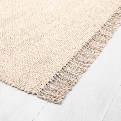 Bleached Jute Fringe Rug - Hearth & Hand™ With Magnolia 3 Bleached Jute Fringe Rug - Hearth & Hand™ With Magnolia