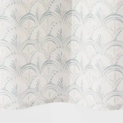 Block Print Scallop Shower Curtain Aqua Blue - Threshold™ -Home Decoration Sale Shop GUEST 778a054f a5b3 486b 8a5e 47632fd96cbf