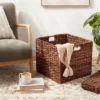 Woven Abaca Folding Lidded Cube Brown - Brightroom™ -Home Decoration Sale Shop GUEST 7ea4390c 9378 486e 8e54 b9f194756a7f