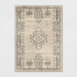 Hancock Distressed Center Motif Rug Beige - Threshold™ -Home Decoration Sale Shop GUEST 83a3285f 266c 4fe0 977c ecd0bb0848d3