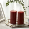 2pk Pillars Warm Cider & Cinnamon Red - Threshold™ -Home Decoration Sale Shop GUEST 88dc92a0 d86a 4bb1 88a9 9a531c06cc3e