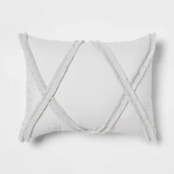 4pc Clipped Stripe Poms Comforter Bedding Set - Threshold™ -Home Decoration Sale Shop GUEST 8d139982 3828 47ac 895d 4255d7a3549e