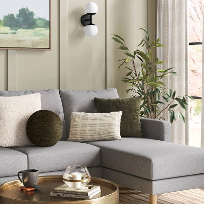 Oversized Teddy Boucle Toss Square Throw Pillow - Threshold™ 3 Oversized Teddy Boucle Toss Square Throw Pillow - Threshold™