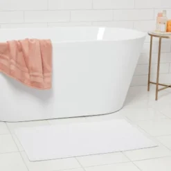 Home Decoration Sale Shop 21 20"x32" Snow Leopard Bath Mat White - Thresholdā¢