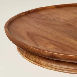 14" Wooden Pedestal Lazy Susan Brown - Hearth & Hand™ With Magnolia -Home Decoration Sale Shop GUEST 9d1ded37 cd01 41f9 b33e 215e1af5ab09