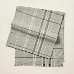 Textured Fall Plaid Woven Table Runner Sage Green - Hearth & Hand™ With Magnolia -Home Decoration Sale Shop GUEST a3a57c62 498d 408a 9c9a de3a025d8d7d