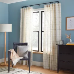 French Return Curtain Rod Matte Black - Hearth & Hand™ With Magnolia -Home Decoration Sale Shop GUEST a3aa79f2 7f14 4893 9ea7 3be99d292fe9