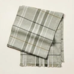 Textured Fall Plaid Woven Table Runner Sage Green - Hearth & Hand™ With Magnolia -Home Decoration Sale Shop GUEST a800a163 ae14 453d be3d b6a7d83e8d6e