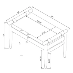 Upholstered Natural Wood Ottoman - Hearth & Hand™ With Magnolia -Home Decoration Sale Shop GUEST afcfd56b 81e5 4152 9ced a68615650b1e