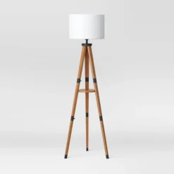 Tripod Floor Lamp With Shelf Brown Wood - Threshold™ -Home Decoration Sale Shop GUEST b1b8ca20 55ea 4c4e bc34 1f4ca7a73cd2