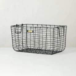 Wire Storage Basket Black - Hearth & Hand™ With Magnolia -Home Decoration Sale Shop GUEST b22a1734 78e8 485f ac33 f45b9366683c