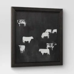 (Set Of 2) 12" X 12" Cow Collection II Framed Wall Canvases - Threshold™ -Home Decoration Sale Shop GUEST b344498b 2140 4a52 b3be 29b42cd41f2d