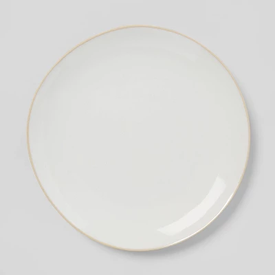 16pc Stoneware Wethersfield Dinnerware Set White - Threshold™ 4 16pc Stoneware Wethersfield Dinnerware Set White - Threshold™ - Image 2