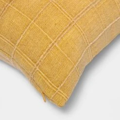 Woven Washed Windowpane Throw Pillow - Threshold™ -Home Decoration Sale Shop GUEST b96a51e5 3eb9 4ba4 a95a c241eee0f630