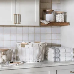 Wire & Fabric Laundry Hamper Sour Cream - Hearth & Hand™ With Magnolia -Home Decoration Sale Shop GUEST bd1a9ff9 9efb 4e55 9efa 921125c2aa2d