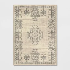 Hancock Distressed Center Motif Rug Beige - Threshold™ -Home Decoration Sale Shop GUEST be876dc4 ac47 4320 bfe0 7a03c9caedf2