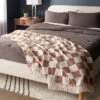 60"x80" Woven Cotton Checkered Bed Throw - Threshold™ -Home Decoration Sale Shop GUEST c1c3fabe ecff 49f7 9bea c7095211af79