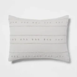 4pc Clipped Stripe Poms Comforter Bedding Set - Threshold™ -Home Decoration Sale Shop GUEST c513e7a2 e419 413e 9246 e63bf81df859