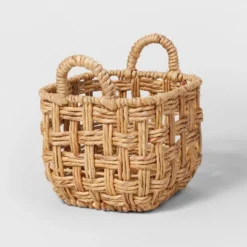 Twisted Open Checkered Weave Milk Crate Natural - Brightroom™ -Home Decoration Sale Shop GUEST c73b6fc8 7d7f 4276 bc5a 71780c6e1456