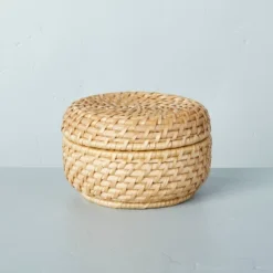 Woven Basket With Lid Natural - Hearth & Hand™ With Magnolia -Home Decoration Sale Shop GUEST cd13636c be60 427b b7e0 6ad52733400f