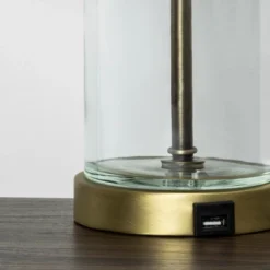 Fillable Accent With USB Table Lamp Brass - Threshold™ -Home Decoration Sale Shop GUEST cde816b4 4d22 45b7 aad0 2e1664c1a18c
