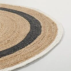 Round 5' Bold Stripe Braided Jute Area Rug Black/Tan/Cream - Hearth & Hand™ With Magnolia -Home Decoration Sale Shop GUEST d8717759 3ea8 4c8f 8eae 5d990d2f8985