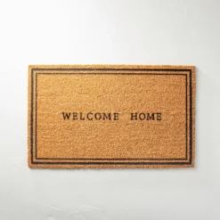Welcome Home Coir Doormat Tan/Black - Hearth & Hand™ With Magnolia -Home Decoration Sale Shop GUEST e0df802f 5d22 49c4 8569 c660416bbdb1