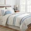 12pc Embroidered Fringe Stripe With Tassels Comforter & Sheet Bedding Set - Threshold™ 1 12pc Embroidered Fringe Stripe With Tassels Comforter & Sheet Bedding Set - Threshold™ -Home Decoration Sale Shop GUEST e23de448 adc6 4c2b 89f2 07268f6ea193