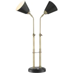 Possini Euro Design Sentry Modern Mid Century Desk Lamp 23" High Black Brass With USB Charging Port LED Adjustable Cone Shade For Bedroom Living Room 17 Possini Euro Design Sentry Modern Mid Century Desk Lamp 23" High Black Brass With USB Charging Port LED Adjustable Cone Shade For Bedroom Living Room -Home Decoration Sale Shop GUEST e240447e 5fa7 45ac adb1 c441648f3303