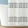 Clipped Jacquard Stripe Shower Curtain Sour Cream/Railroad Gray - Hearth & Hand™ With Magnolia -Home Decoration Sale Shop GUEST e3052c43 cb39 4b76 a3f6 be61deb1d65f